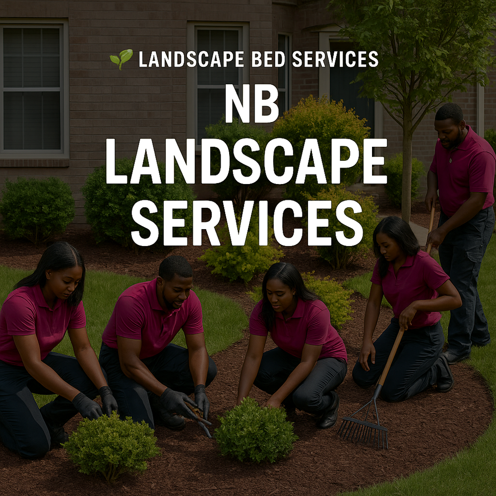 Enhance your home's exterior with our Landscape Bed Services, providing expertly designed, vibrant plant arrangements that complement our other lawn services to create a beautiful and cohesive outdoor space. for New Beginning Landscape & Remodel LLC in Atlanta, GA