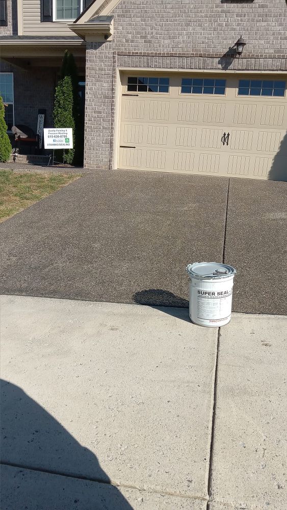 DRIVEWAY SEALING for Quality Painting & Pressure Washing in Mt. Juliet, TN