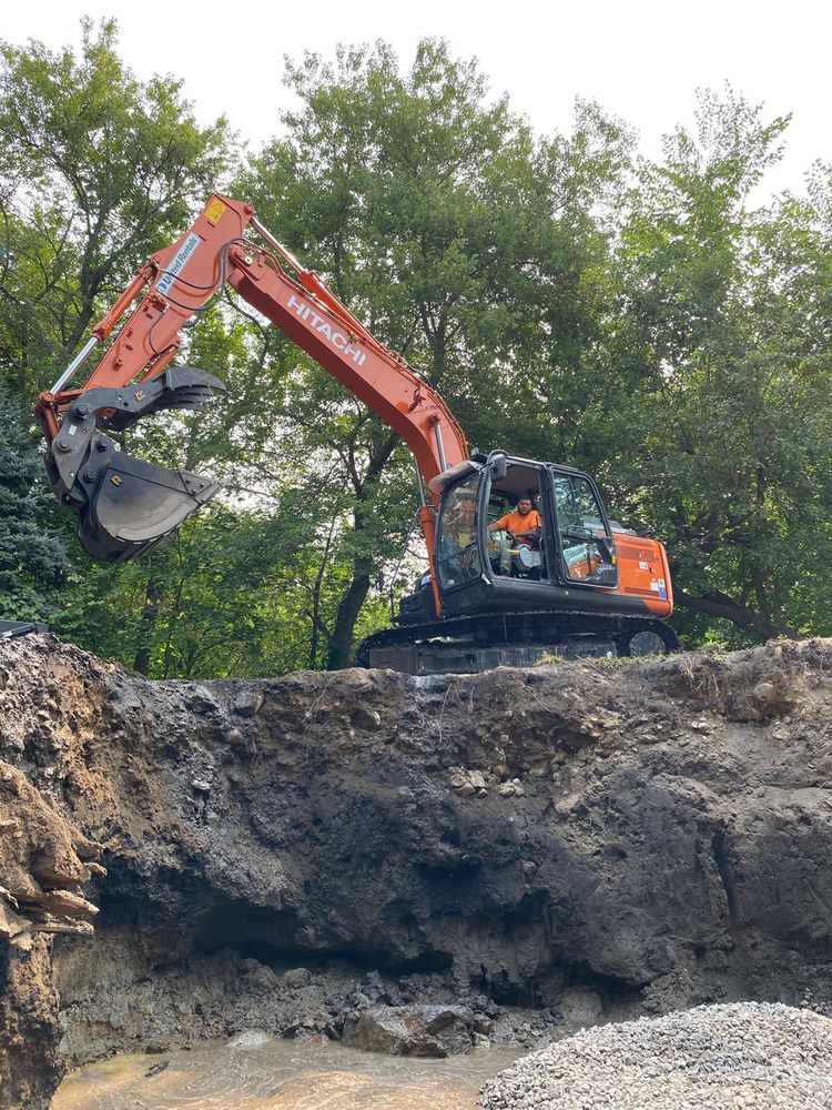 Excavating for Redwood Construction in Cranston, RI