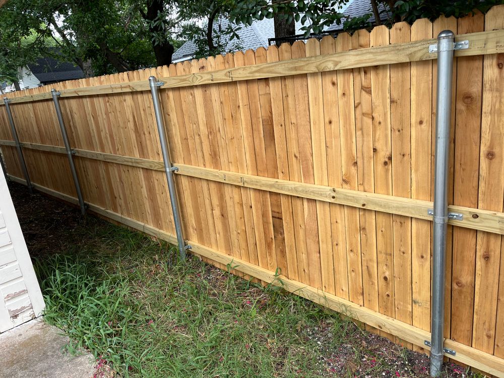 Fence Installation for JSL Woodworks and Contracting in Midlothian, TX