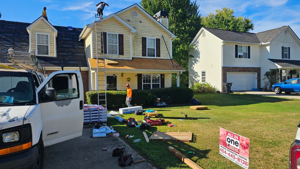 Gutter Installation for All In One Exterior and Construction in Alpharetta, GA