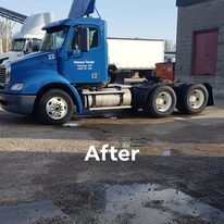 Fleet Washing is a service that we offer to clean the exterior of vehicles. We use high-pressure water and detergents to clean the dirt, mud, and bugs off of cars, trucks, trailers, buses, etc. for Wash the City in Minneapolis, MN