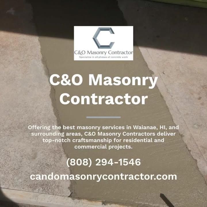 All Photos for C&O Masonry Contractor in Waianae, HI