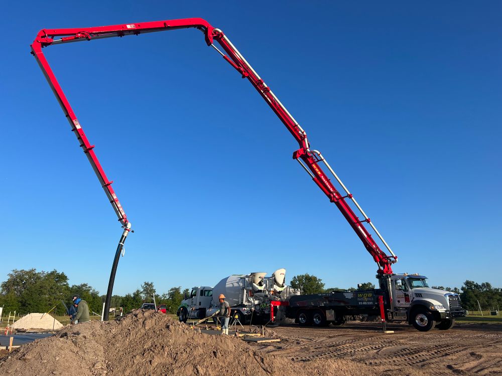 Boom Pumps for Aleman Construction Services in Tampa,  FL