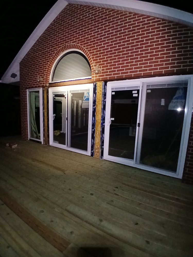 13 doors, 2 windows,  plus pool room Mechanics for Dead Tree General Contracting in Carbondale, Illinois