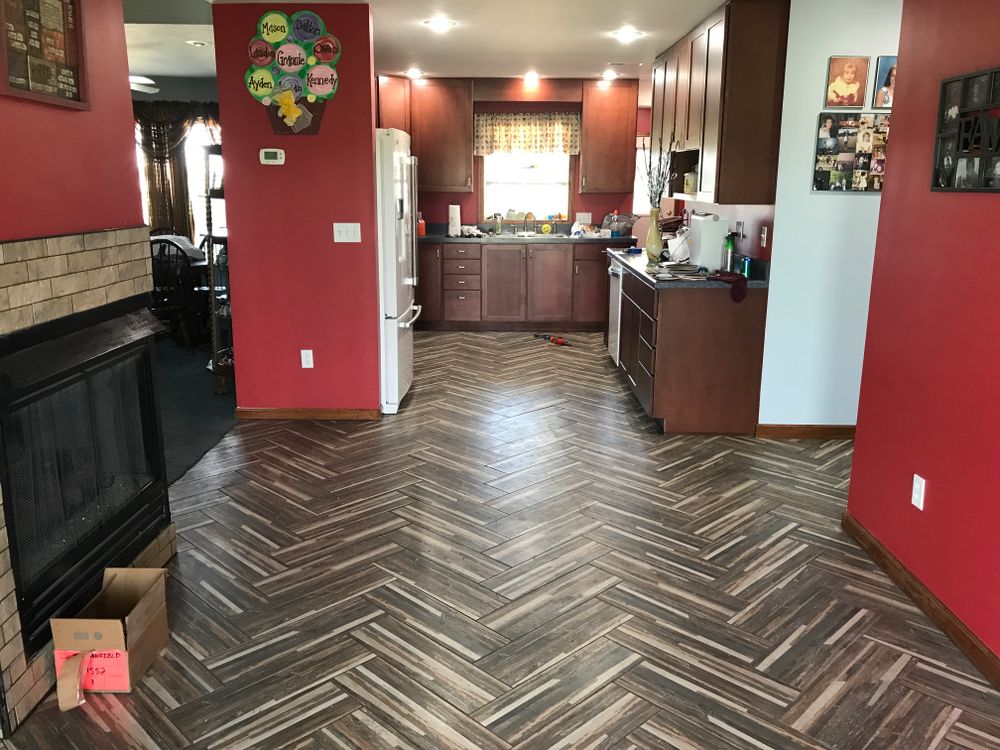 Bathroom & Kitchen Tile Project(s)  for Max's Custom Cabinetry LLC in Morganfield, KY