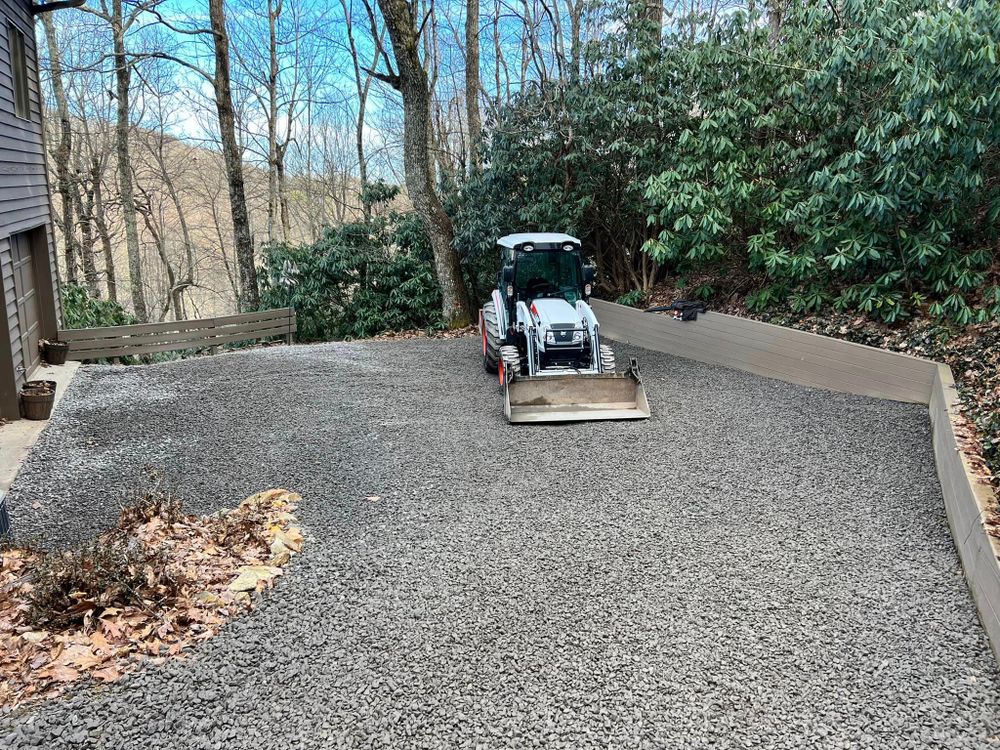 Driveway Consctruction for Elias Grading and Hauling in Black Mountain, NC