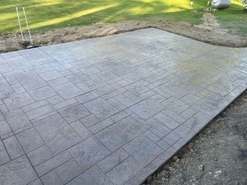 Stamped Concrete for Doncrete LLC in Medina, OH