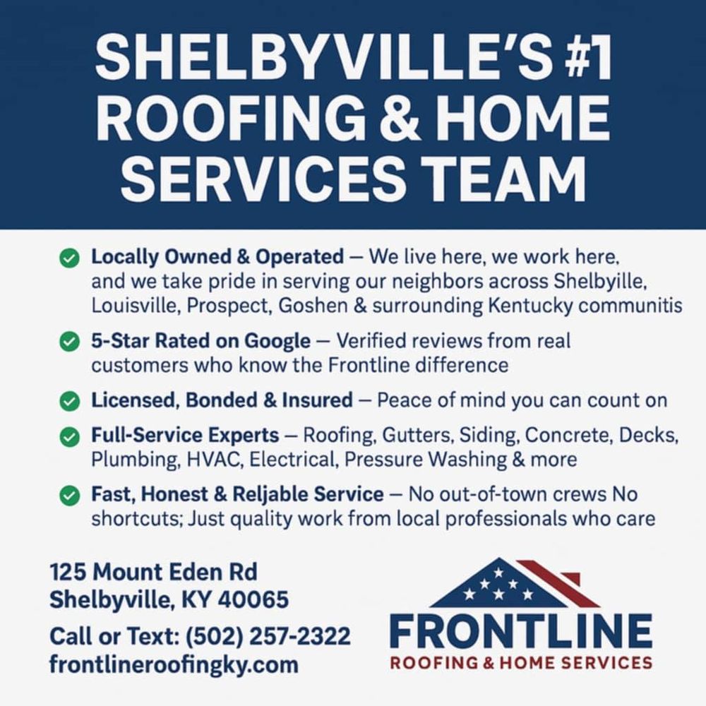 Other Services for Frontline Roofing & Home Services in Shelbyville, KY