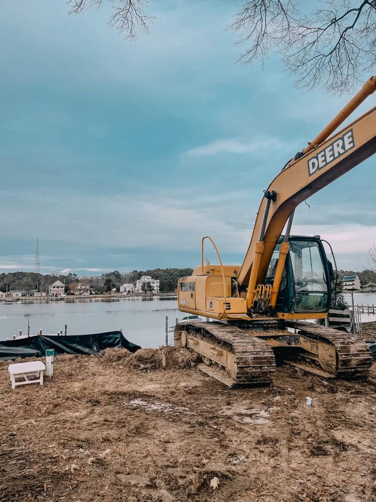 Our Residential & Commercial Excavation service provides expert land clearing, trenching, grading, and site preparation for homeowners seeking professional excavation solutions tailored to their specific residential or commercial construction needs. for Herbert Excavating in Hughesville, MD