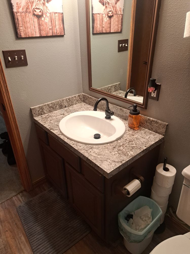 Shower/bathroom remodel for Pipkin's Flooring in Liberal, KS