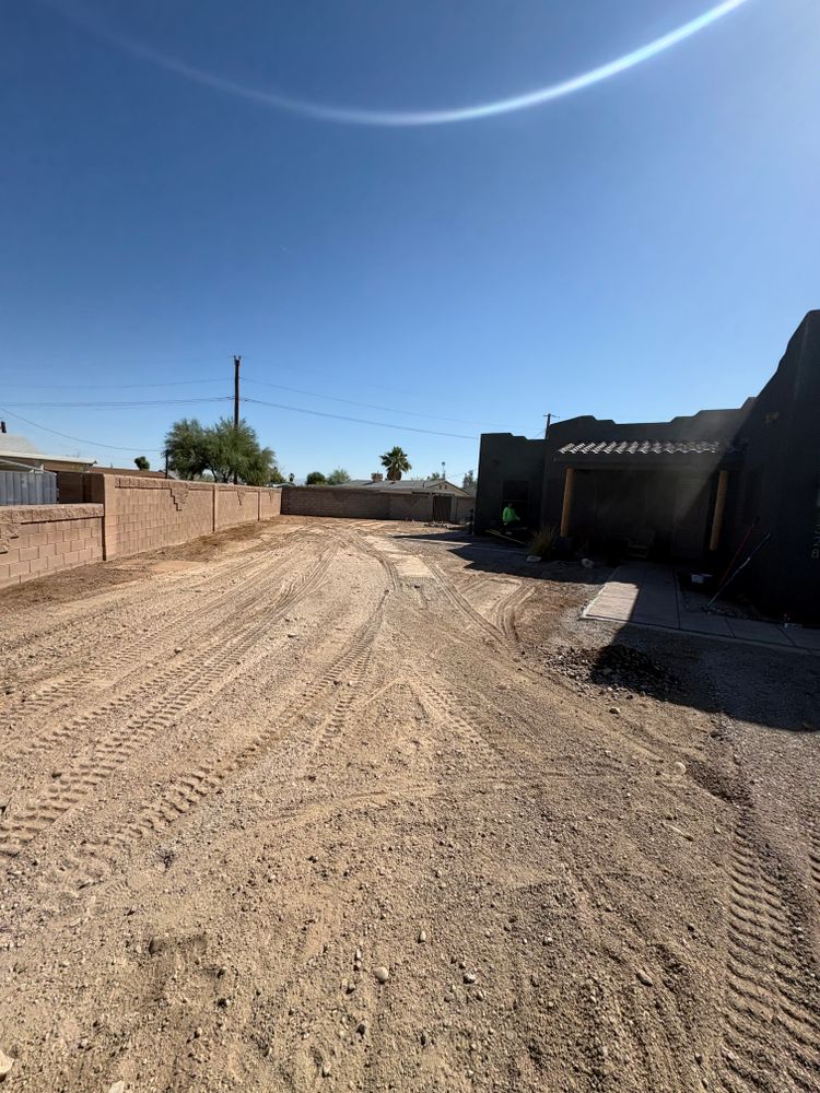Grading & Clean up for Top Notch Landscape Services LLC in Mohave Valley, AZ