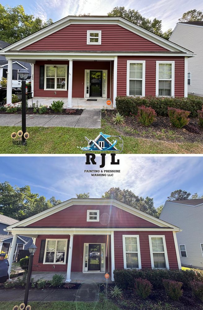 House/concrete cleaning for RJL Painting & Pressure Washing LLC in Charleston, SC