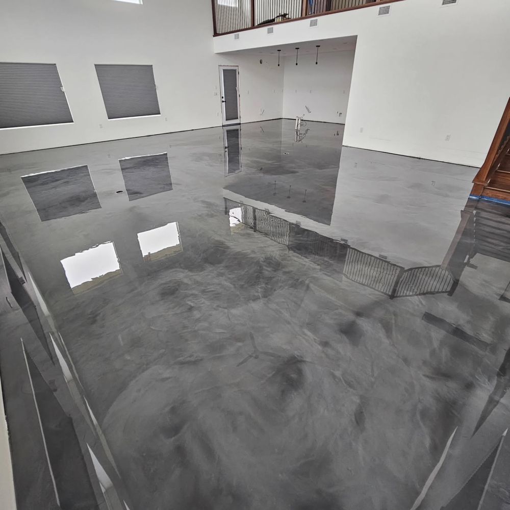 Metallic Epoxy Floors for Custom Concrete Coatings in Battle Lake, MN