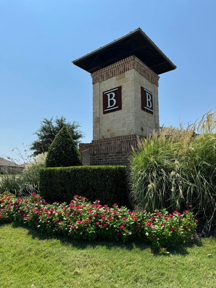 Seasonal color changes for Guerrero's Landscape in Fort Worth,  TX