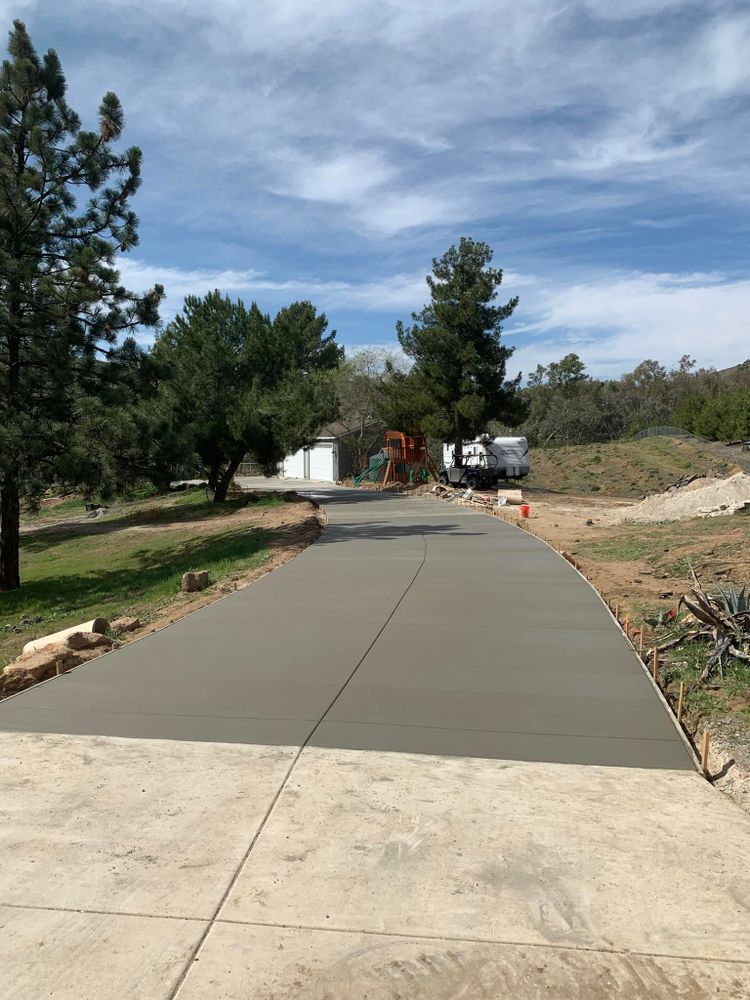Our concrete services provide durable, high-quality solutions for your home's driveways, patios, and walkways. We ensure expert installation and precise finishes tailored to enhance your property’s aesthetic and functionality. for Custom Concrete Works in Temecula, CA