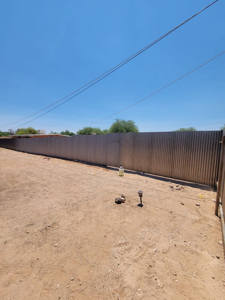 Fences for Az Corrugated Fencing   in Tuscon Estates, AZ