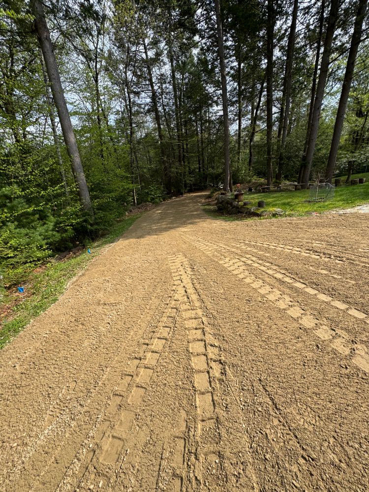 Driveway Grading/Install for AFH Earthworks in Madison, NH