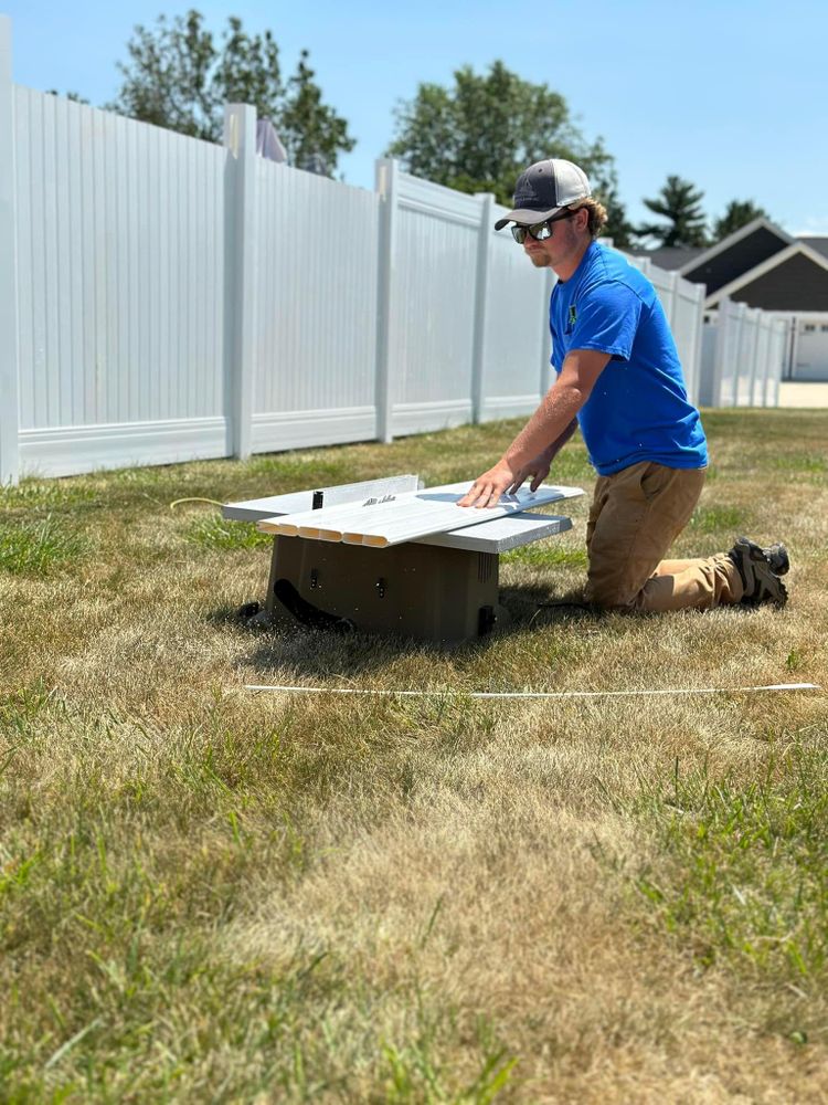 Fence Installation for Illinois Fence & outdoor co. in Kewanee, Illinois