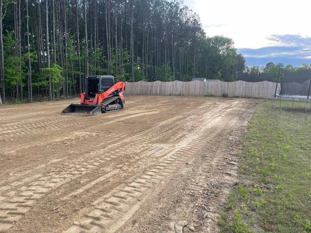 For residential and commercial properties we offer underbrush clearing with a bush hog, grapple work for debris removal and tree branch clearing, sod layouts and general dirt work. for Greenwood Lawn & Landscaping LLC in Talladega, Alabama