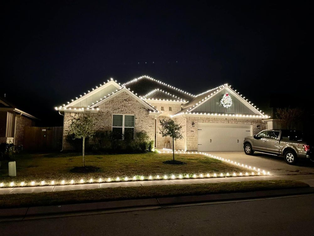 Holiday-Lighting for JLP Home & Commercial Services, LLC in College Station, Texas