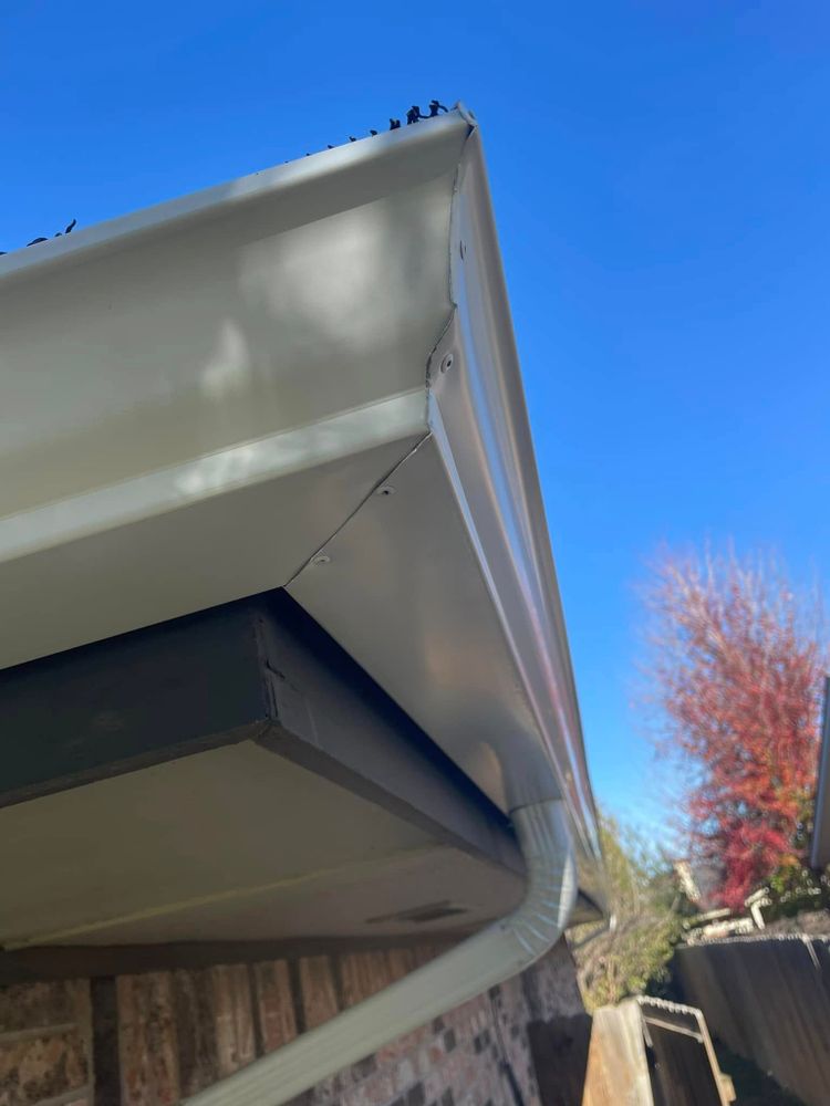 Gutter Repair Examples for Skyline Gutters & Co in Yukon, OK