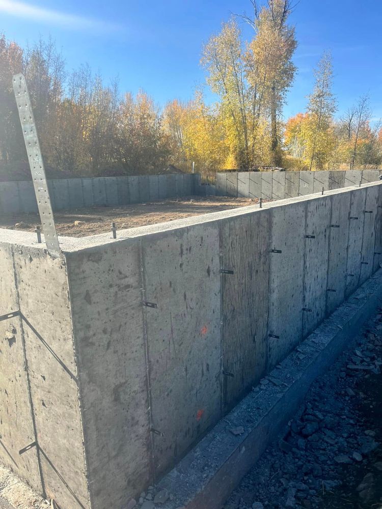 Flat WorkConcrete for A K Concrete in Tetonia, ID