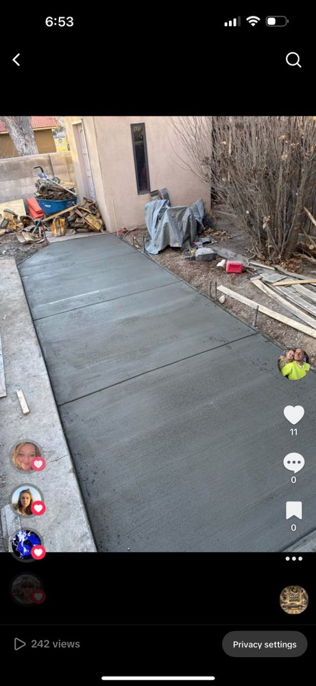 Enhance your outdoor spaces with our expert Concrete Flatwork services, providing durable and aesthetically pleasing driveways, patios, and walkways that perfectly complement your home’s landscape design. for  in Farmington, NM