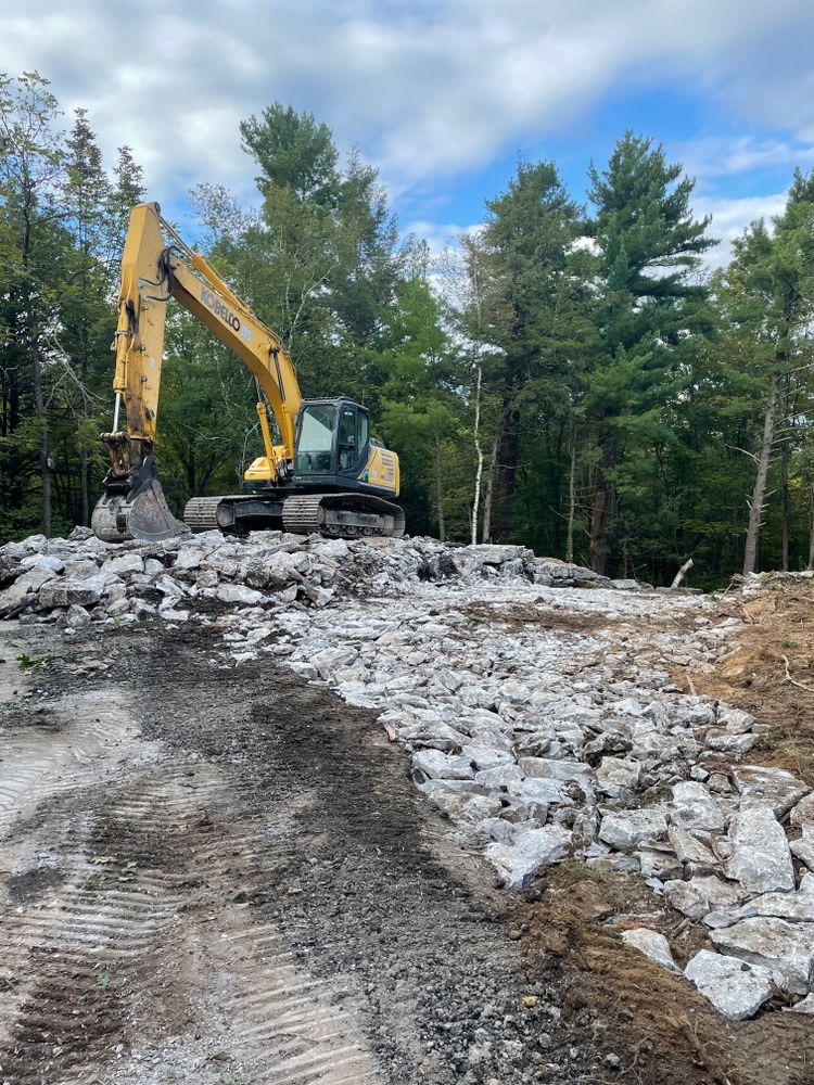 Our Roadways service provides homeowners with expert excavation and sustainable construction solutions, ensuring the highest quality at a competitive driveway cost, enhancing your property's value and accessibility. for Allstone Excavation in Rotterdam, NY