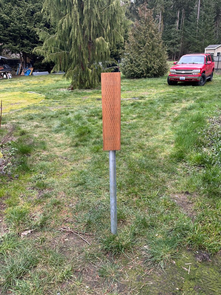 Enhance your home's security and ensure long lasting posts that will never rot! We use  a 36" schedule #40 steel pipe drilled into our jumbo 4x4 wood posts. To ensure a product that will stand the test of time. for McBride and Sons Fence in Camano, WA
