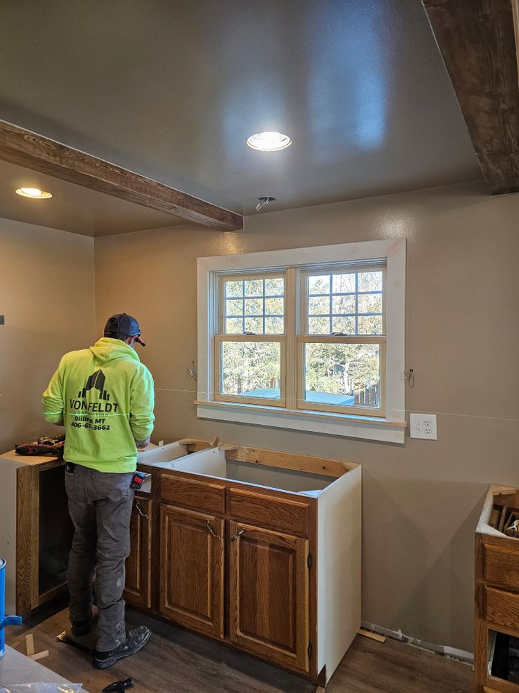 Interior Renovations for Blue Mountain Construction in Roundup, MT