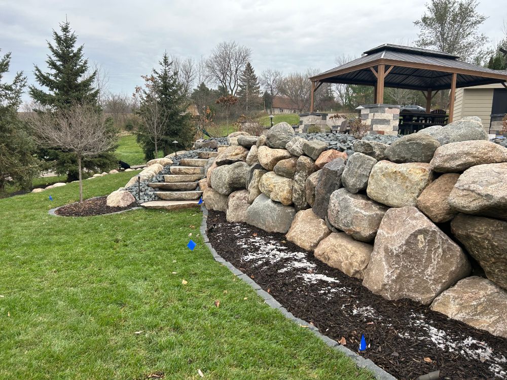 If you are looking for a beautiful and long-lasting solution to your retaining wall needs, look no further than our experienced team of professionals. We can build a retaining wall that will perfectly complement your home and landscape. for Boss Construction in Saint Paul, MN