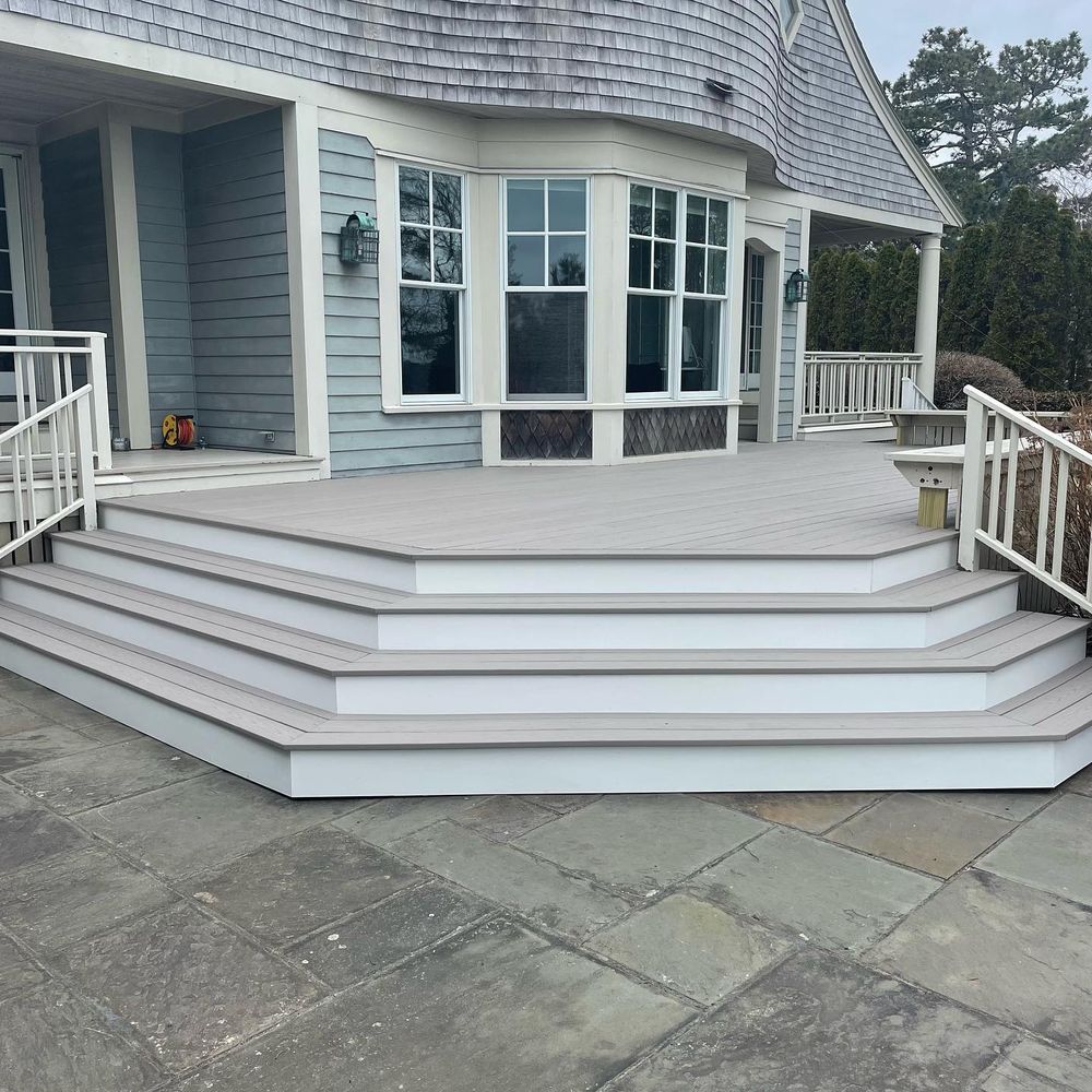 Enhance your outdoor living space with our top-notch Deck & Patio Installation services, offering custom designs and quality craftsmanship to create a beautiful, functional area for relaxation and entertainment at home. for JPA Contracting in Danvers, MA