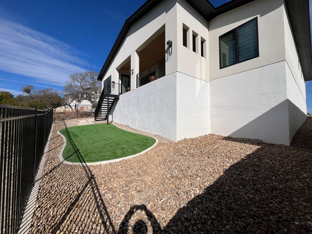 Landscape Design and Installation for Espinoza Landscape in Cibolo, TX