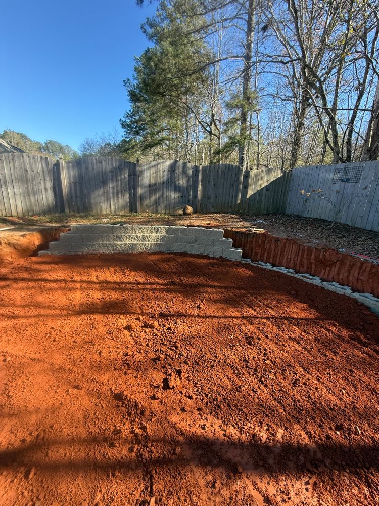 Retaining Walls for 360 Grading and Concrete in Bremen, GA