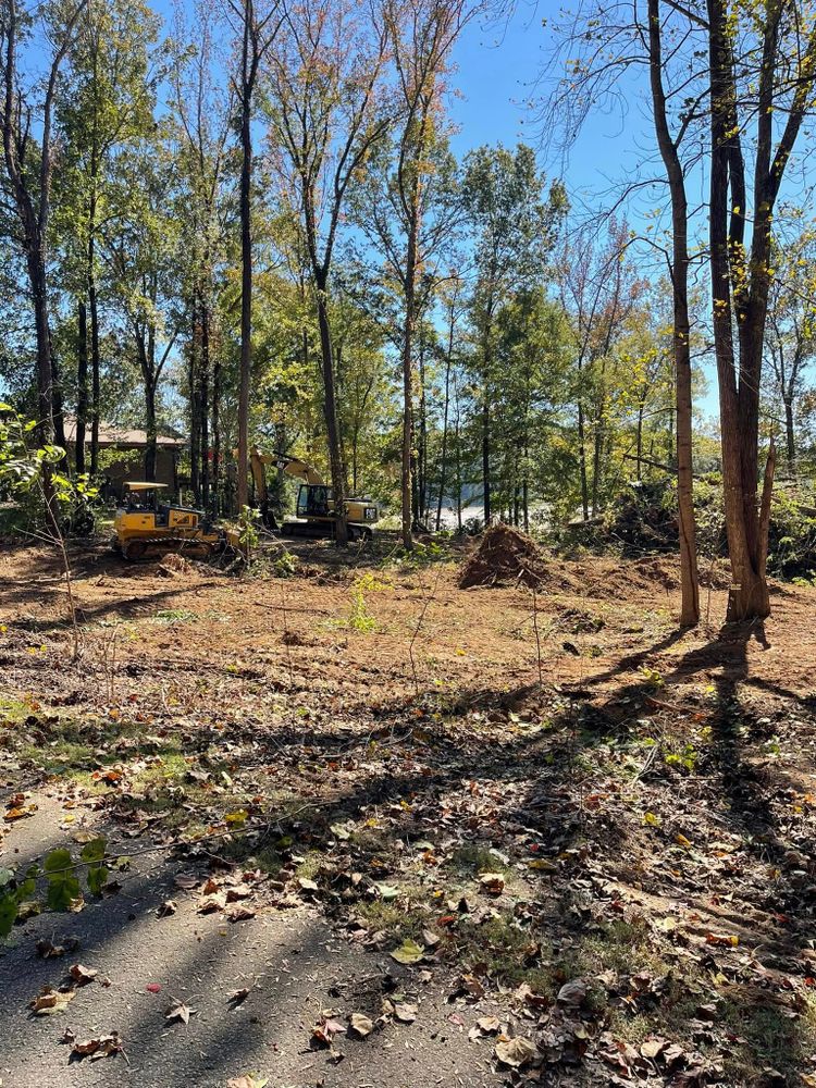 Our Forestry Mulching service efficiently clears and manages overgrown land by converting vegetation into mulch, enhancing the landscape while promoting healthy soil regeneration with minimal environmental impact. for Maness Trucking & Excavation in Lexington, TN