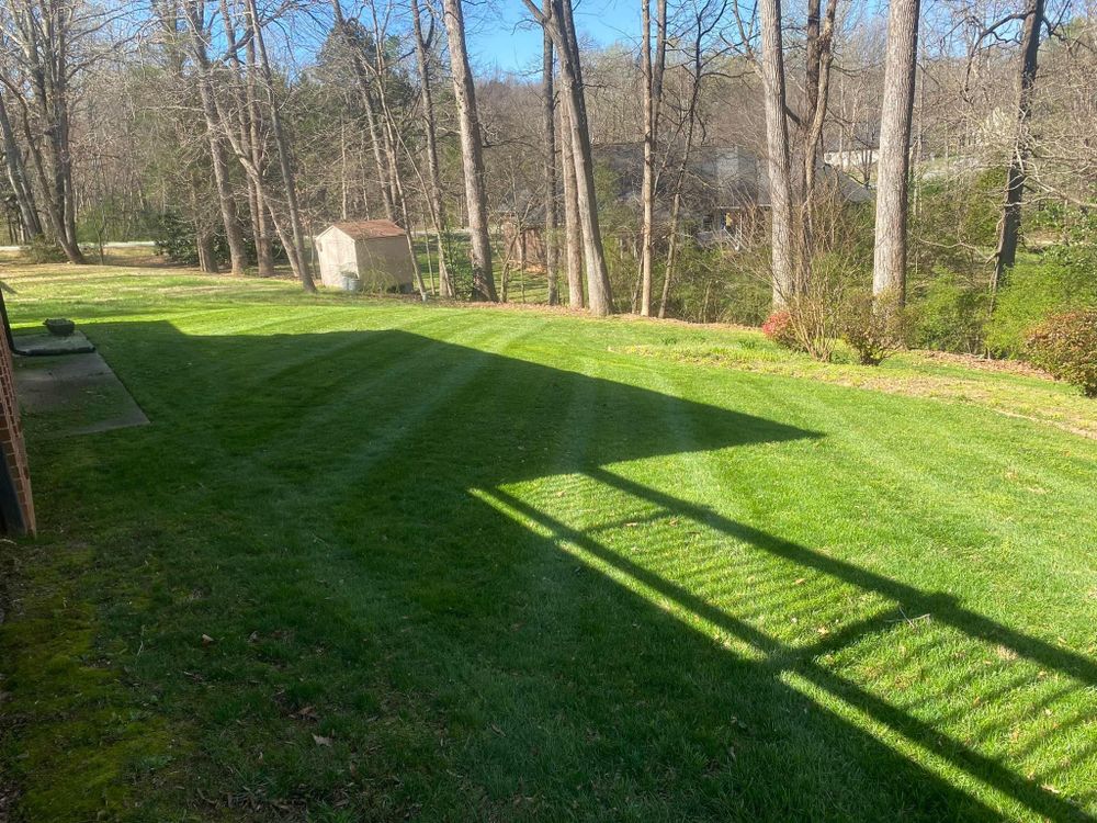 Mulching for America's Top Pick Lawn & Landscaping in Gastonia, NC