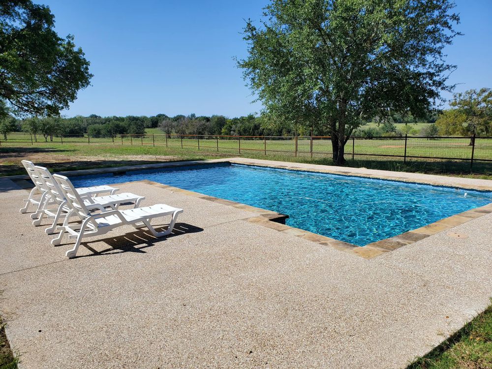 We offer personalized pool design services tailored to your aesthetic preferences and lifestyle needs, ensuring a unique and functional outdoor oasis that enhances the beauty and value of your home. for JP Pools, LLC in Gatesville, TX