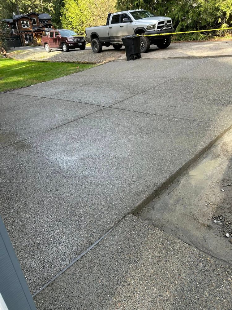 Concrete for MD Construction & Sewer in North Yelm, WA