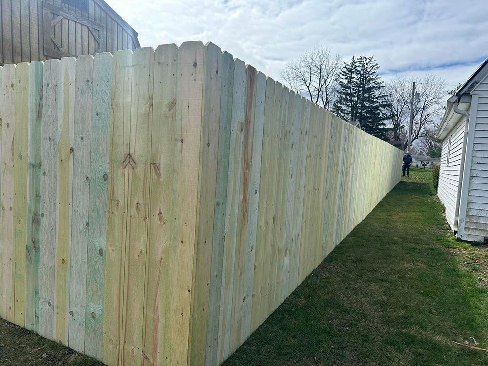 Fence Installation for Illinois Fence & outdoor co. in Kewanee, Illinois