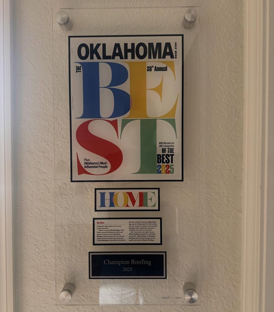 All Photos for Champion Roofing in Oklahoma City, OK