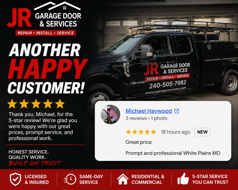 All Photos for JR Garage Door and Services in Charles County, MD