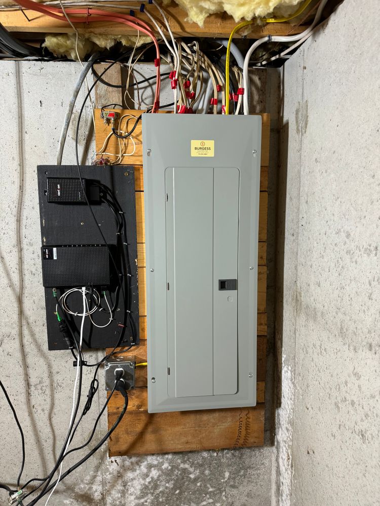 Service upgrades for Burgess Electric in Douglas, MA