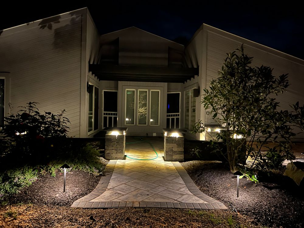 Landscape Lighting for Resnik Landscaping Services in New Kensington, PA