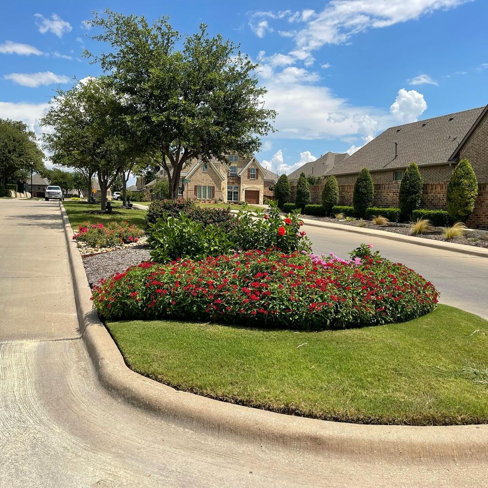 Seasonal color changes for Guerrero's Landscape in Fort Worth,  TX