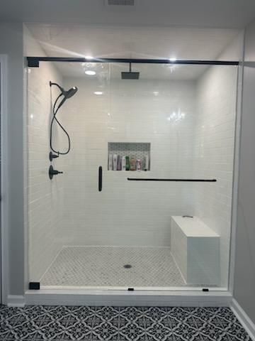 Enhance your bathroom's elegance and stability without compromising style. Our Frameless Shower Door Header service provides added support and sleek design for a seamless, modern look in your shower space. for Pristine Shower Doors in Adairsville, GA