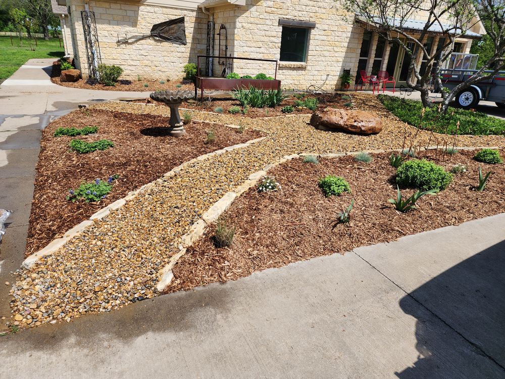 Flower Bed and Shrub Maintenance for Ornelas Lawn Service in Lone Oak, Texas