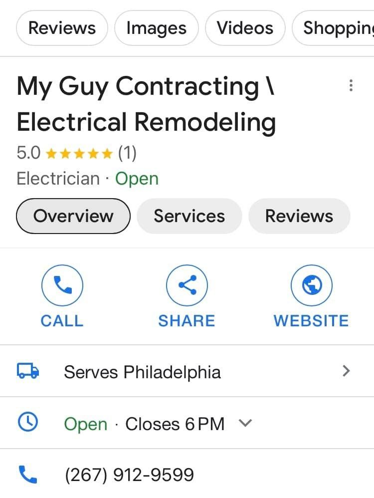All Photos for My Guy Contracting/Electrical Remodeling LLC. in Philadelphia, PA