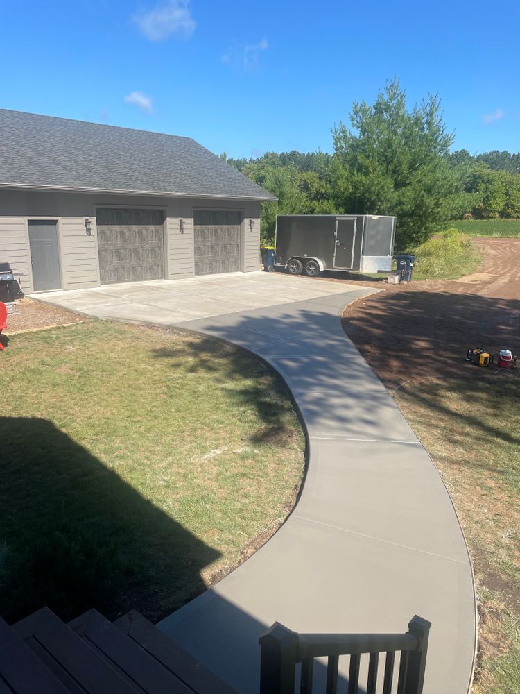 Exterior Flat Work for STAMPEDE Vertical Concrete in Isanti, Minnesota