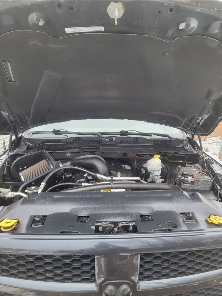 Before and After Engine Cleaning  for Luxury Auto Detail in Peoria, IL